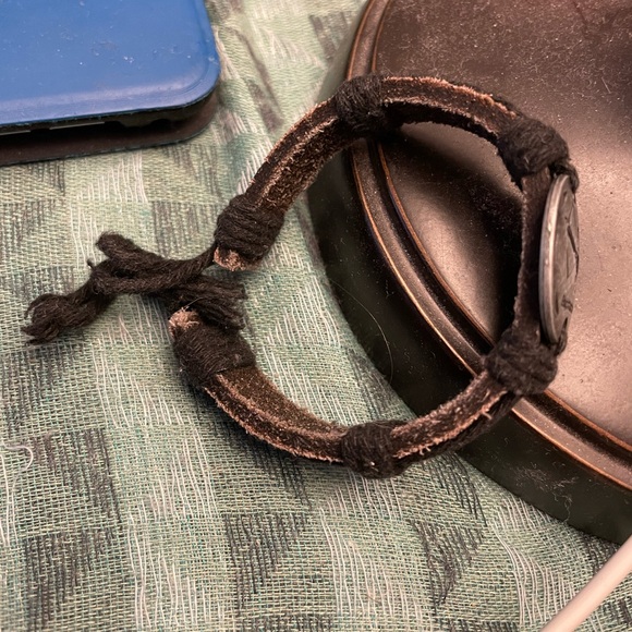 Sagittarius Zodiac Bracelet Leather - Picture 2 of 5